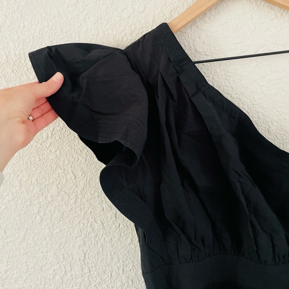 Madewell Ruffle One-Shoulder Midi Dress - Picture 7 of 16